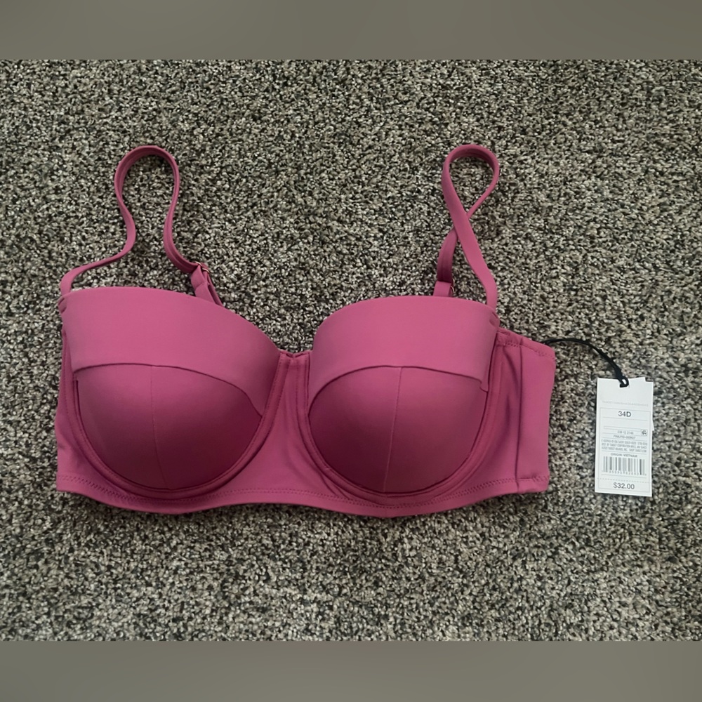 Shade & Shore bikini top 34 D, Pink